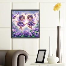 Load image into Gallery viewer, Diamond Painting - Full Round - Butterfly angel child (40*40CM)
