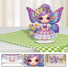 Load image into Gallery viewer, Acrylic Elf 5D DIY Diamond Art Tabletop Decorations Elf Girl Bedroom Table Decor
