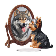 Load image into Gallery viewer, Acrylic Animal Diamond Painting Desktop Ornaments Kit Bear for Home Office Decor
