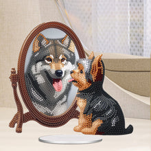 Load image into Gallery viewer, Acrylic Animal Diamond Painting Desktop Ornaments Kit Bear for Home Office Decor
