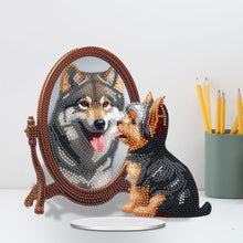 Load image into Gallery viewer, Acrylic Animal Diamond Painting Desktop Ornaments Kit Bear for Home Office Decor
