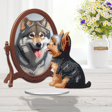 Load image into Gallery viewer, Acrylic Animal Diamond Painting Desktop Ornaments Kit Bear for Home Office Decor
