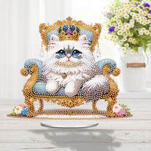 Load image into Gallery viewer, Acrylic Animal Diamond Painting Desktop Ornaments Kit Bear for Home Office Decor
