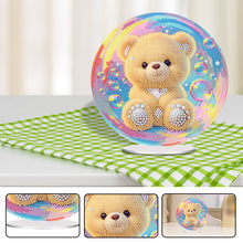 Load image into Gallery viewer, Acrylic Animal Diamond Painting Desktop Ornaments Kit Bear for Home Office Decor
