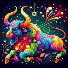 Load image into Gallery viewer, Diamond Painting - Full Round - 12 constellations¡¤Taurus (40*40CM)
