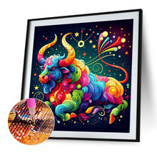 Load image into Gallery viewer, Diamond Painting - Full Round - 12 constellations¡¤Taurus (40*40CM)
