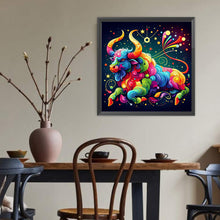 Load image into Gallery viewer, Diamond Painting - Full Round - 12 constellations¡¤Taurus (40*40CM)
