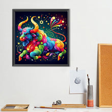 Load image into Gallery viewer, Diamond Painting - Full Round - 12 constellations¡¤Taurus (40*40CM)
