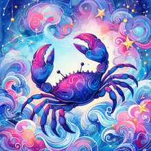 Load image into Gallery viewer, Diamond Painting - Full Round - 12 constellations¡¤Cancer (40*40CM)
