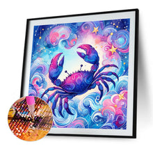Load image into Gallery viewer, Diamond Painting - Full Round - 12 constellations¡¤Cancer (40*40CM)

