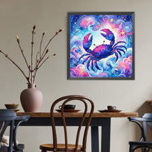 Load image into Gallery viewer, Diamond Painting - Full Round - 12 constellations¡¤Cancer (40*40CM)
