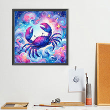 Load image into Gallery viewer, Diamond Painting - Full Round - 12 constellations¡¤Cancer (40*40CM)
