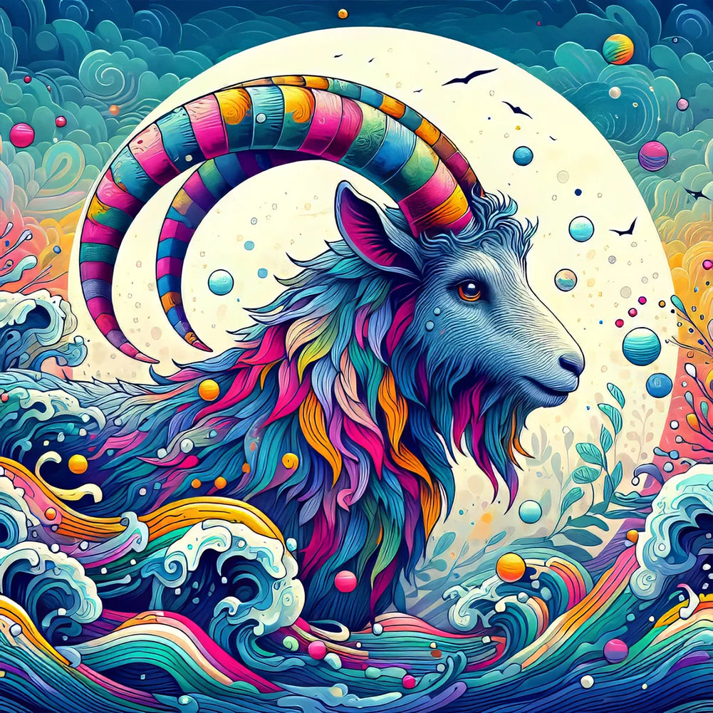 Diamond Painting - Full Round - 12 constellations¡¤Capricorn (40*40CM)