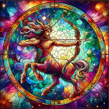 Load image into Gallery viewer, Diamond Painting - Full Round - 12 constellations¡¤Sagittarius (40*40CM)
