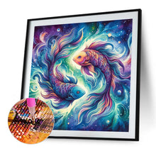 Load image into Gallery viewer, Diamond Painting - Full Round - 12 constellations¡¤Pisces (40*40CM)
