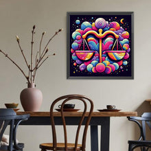 Load image into Gallery viewer, Diamond Painting - Full Round - 12 constellations¡¤Libra (40*40CM)
