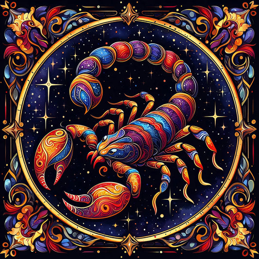 Diamond Painting - Full Round - 12 constellations¡¤Scorpio (40*40CM)