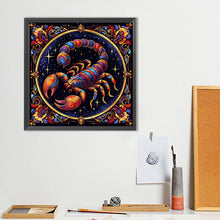 Load image into Gallery viewer, Diamond Painting - Full Round - 12 constellations¡¤Scorpio (40*40CM)

