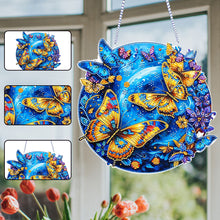 Load image into Gallery viewer, Acrylic Butterfly Special Shape Diamond Painting Hanging Pendant for Home Decor
