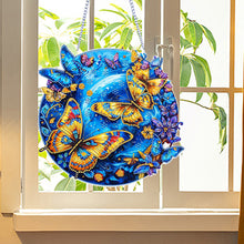 Load image into Gallery viewer, Acrylic Butterfly Special Shape Diamond Painting Hanging Pendant for Home Decor
