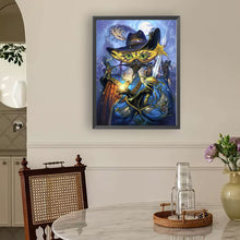 Load image into Gallery viewer, Diamond Painting - Full Round - Knight cat (30*40CM)
