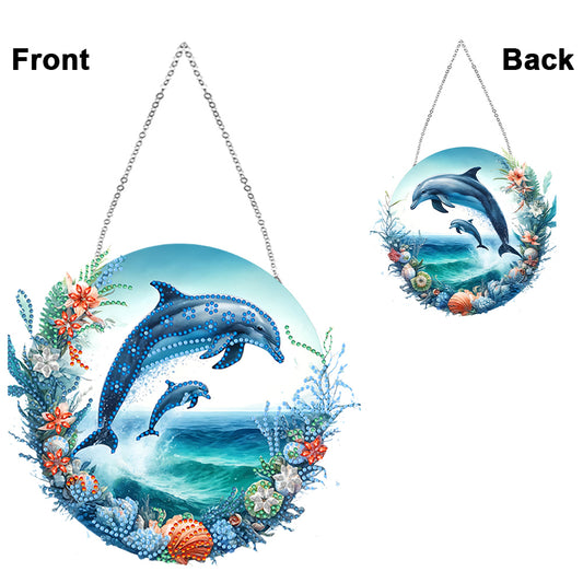 Animal Double Sided Special Shape DIY Diamond Garland Pendant Kit for Art Crafts