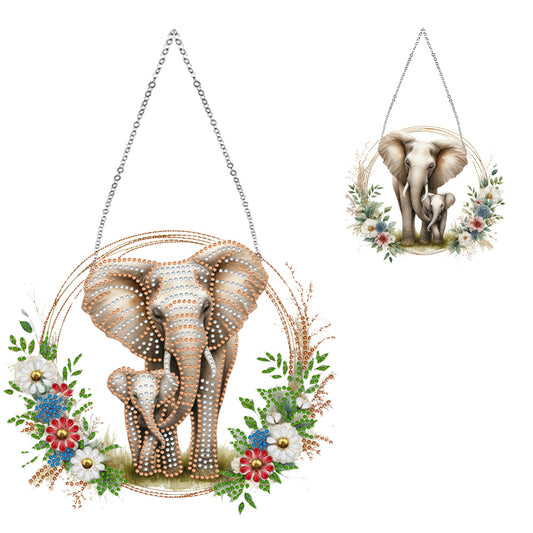 Animal Double Sided Special Shape DIY Diamond Garland Pendant Kit for Art Crafts