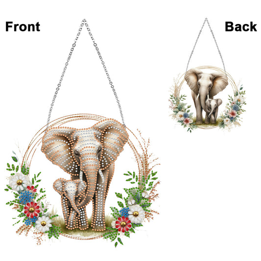 Animal Double Sided Special Shape DIY Diamond Garland Pendant Kit for Art Crafts
