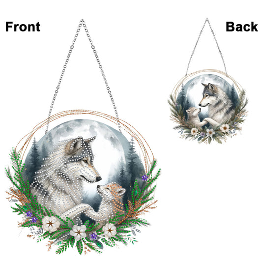 Animal Double Sided Special Shape DIY Diamond Garland Pendant Kit for Art Crafts
