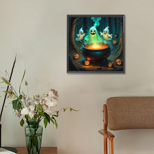 Load image into Gallery viewer, Diamond Painting - Full Round - Halloween ghost (30*30CM)
