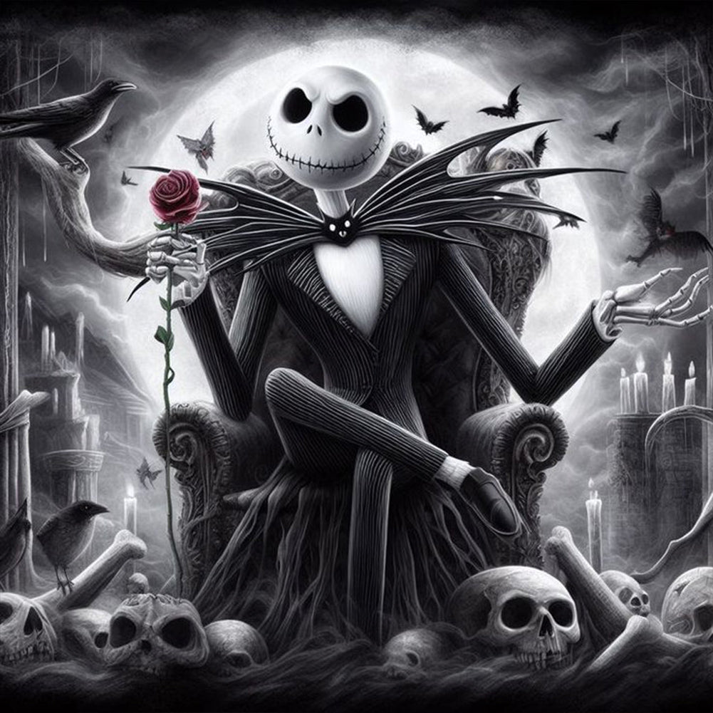 Diamond Painting - Full Round - Halloween ghost (30*30CM)