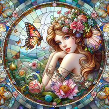 Load image into Gallery viewer, AB Diamond Painting - Full Square - Flower Fairy (40*40CM)
