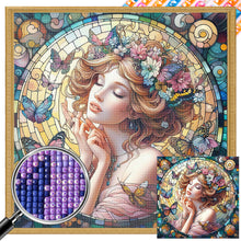 Load image into Gallery viewer, AB Diamond Painting - Full Square - Flower Fairy (40*40CM)
