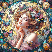 Load image into Gallery viewer, AB Diamond Painting - Full Square - Flower Fairy (40*40CM)
