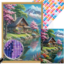 Load image into Gallery viewer, AB Diamond Painting - Full Square - Woods scenery (40*60CM)
