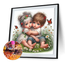 Load image into Gallery viewer, Diamond Painting - Full Round - Cute child (30*30CM)
