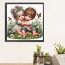 Load image into Gallery viewer, Diamond Painting - Full Round - Cute child (30*30CM)
