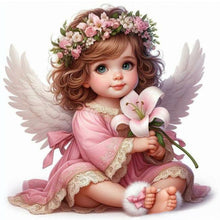 Load image into Gallery viewer, Diamond Painting - Full Round - Cute child (30*30CM)
