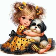 Load image into Gallery viewer, Diamond Painting - Full Round - Cute child (30*30CM)
