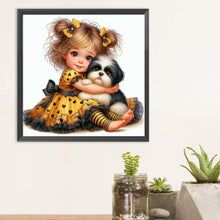 Load image into Gallery viewer, Diamond Painting - Full Round - Cute child (30*30CM)
