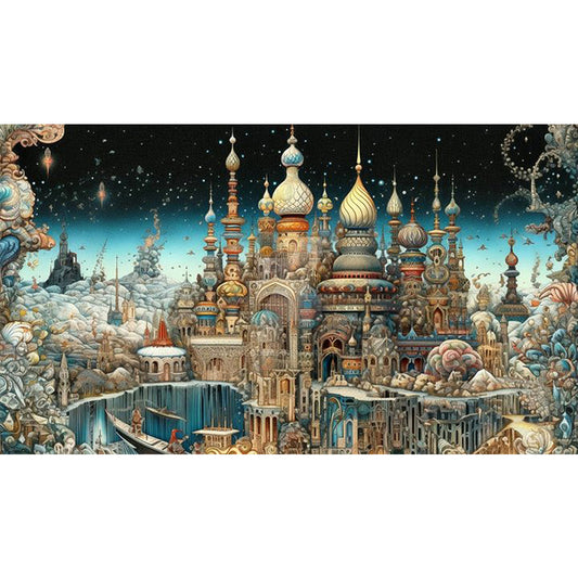 Diamond Painting - Full Square - Castle (70*40CM)