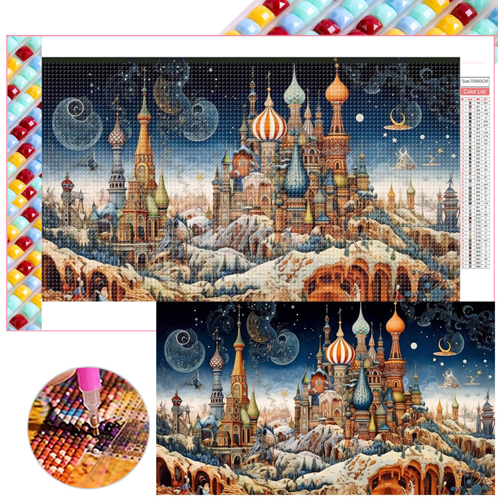 Diamond Painting - Full Square - Castle (70*40CM)