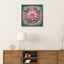 Load image into Gallery viewer, Diamond Painting - Partial Special Shaped - Lotus (30*30CM)
