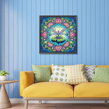 Load image into Gallery viewer, Diamond Painting - Partial Special Shaped - Lotus (30*30CM)
