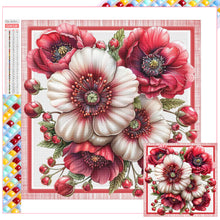 Load image into Gallery viewer, Diamond Painting - Full Square - Red and White Flowers (30*30CM)
