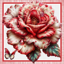 Load image into Gallery viewer, Diamond Painting - Full Square - Red and White Flowers (30*30CM)
