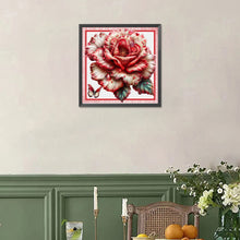 Load image into Gallery viewer, Diamond Painting - Full Square - Red and White Flowers (30*30CM)
