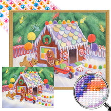 Load image into Gallery viewer, AB Diamond Painting - Full Round - Gingerbread Man&#39;s Daily Life (50*40CM)
