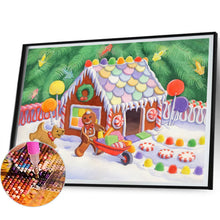 Load image into Gallery viewer, AB Diamond Painting - Full Round - Gingerbread Man&#39;s Daily Life (50*40CM)
