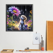 Load image into Gallery viewer, Diamond Painting - Full Round - Looking up at the sky puppy (40*40CM)
